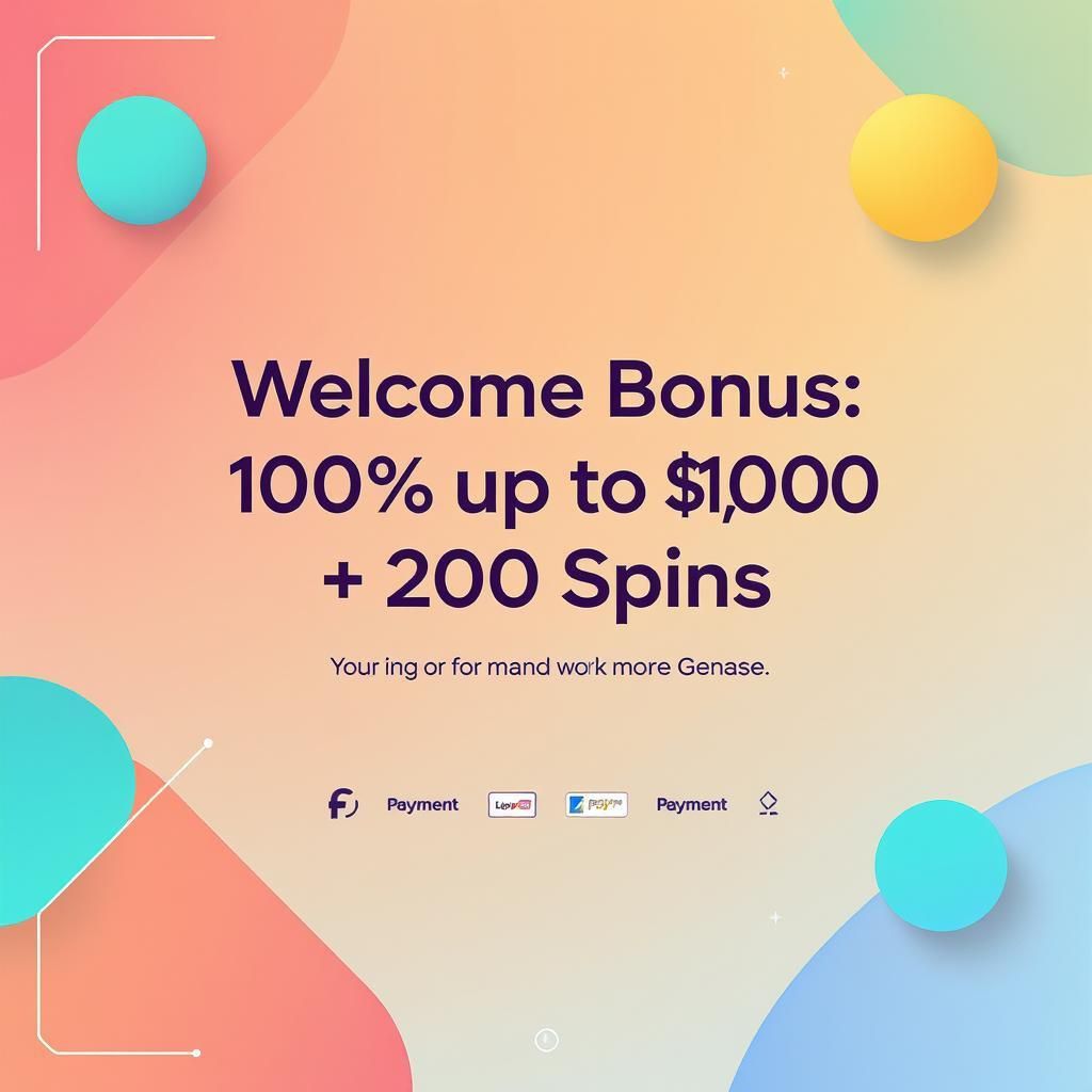 Welcome Bonus: 100% up to $1,000 + 200 Spins